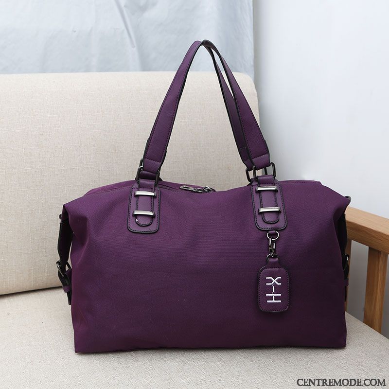 Sac À Dos Randonnée Femme Tourisme Voyage Bagage Sac À Main Homme Lumière Violet