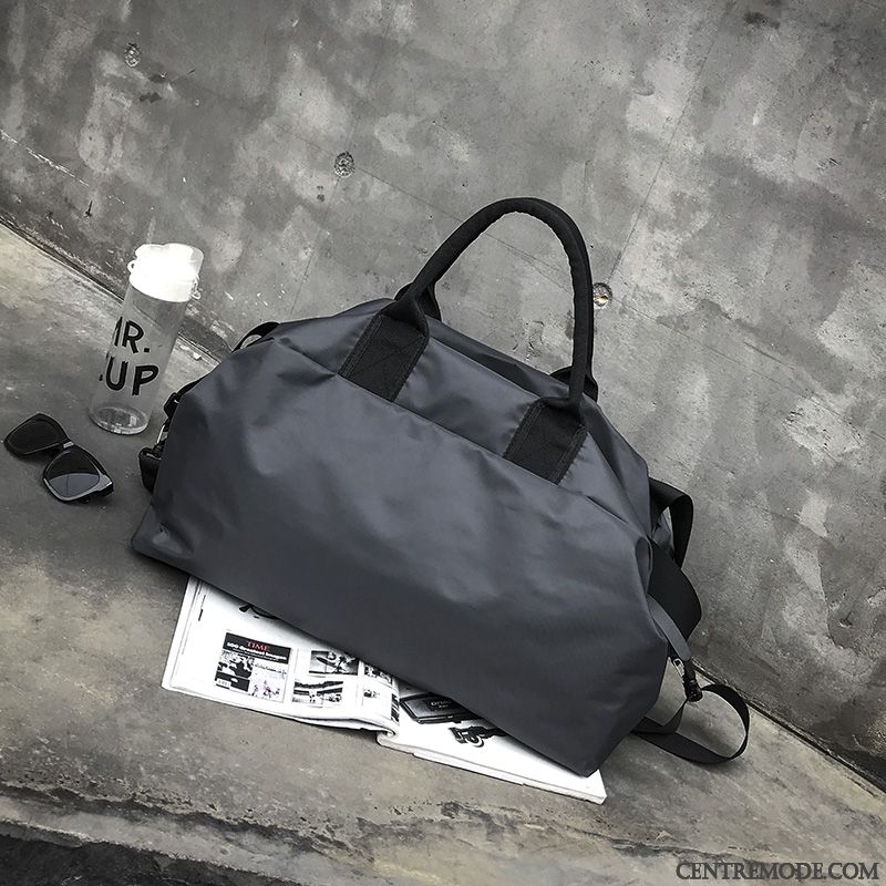 Sac À Dos Randonnée Homme Aptitude Grande Capacité Voyage Tendance Femme Sport Rouge Gris
