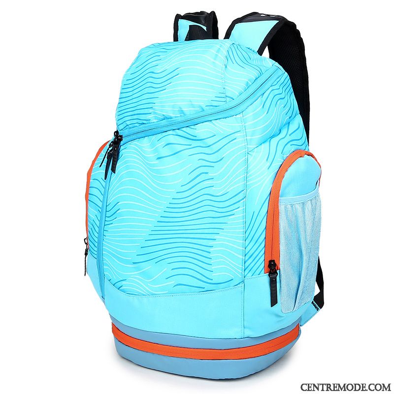 Sac À Dos Randonnée Homme Cartable Grande Capacité Loisir Sport Sac D'ordinateur Portable Aptitude Bleu
