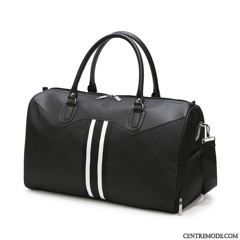 Sac À Dos Randonnée Homme Court Grande Capacité Voyage Portable Bagage Tourisme Noir