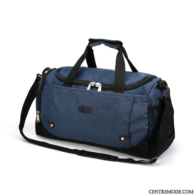 Sac À Dos Randonnée Homme Court Sport Tourisme Bagage Toile Voyage Bleu Marin