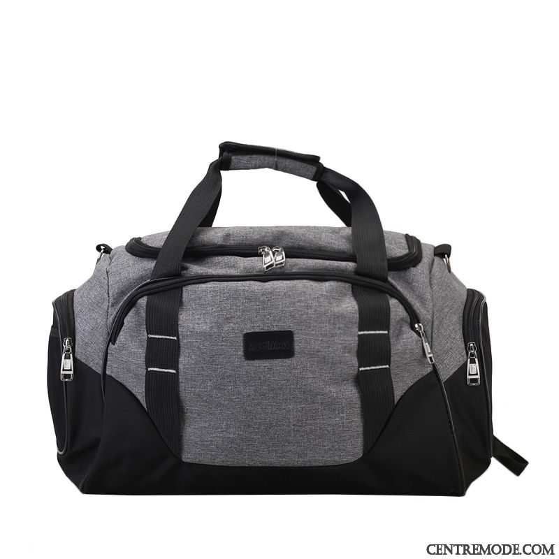 Sac À Dos Randonnée Homme Tourisme Grande Capacité Sac De Sport Entreprise Voyage Court Gris