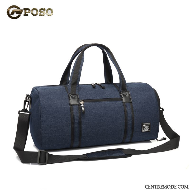 Sac À Dos Randonnée Homme Voyage Grande Capacité Gym Portable Sac De Sport Bagage Bleu