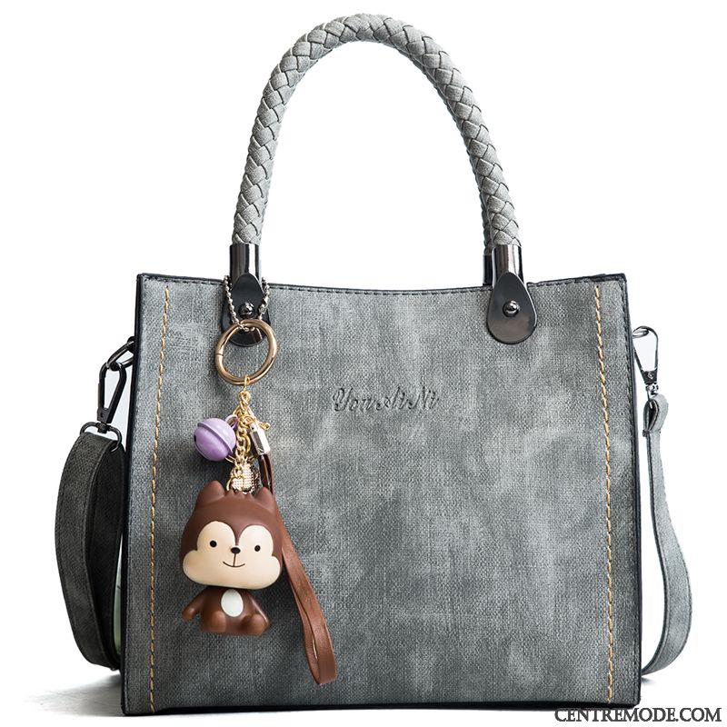 Sac À Main Femme All-match L'automne Petit Tendance Le Nouveau Mode Gris