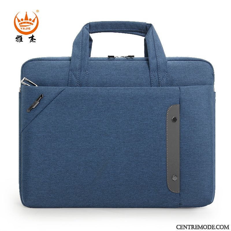 Sac À Main Homme Entreprise Loisir Mallette Sac D'ordinateur Portable Sacs À Bandoulière La Coupe Transversale Bleu