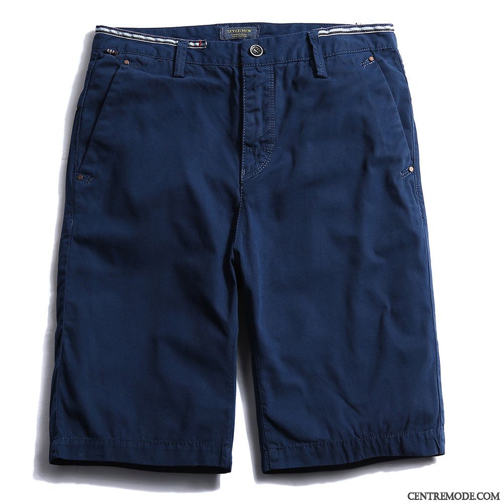 Shorts Homme Gros Cinquième Pantalon Baggy Été Décontractée Jambe Droite