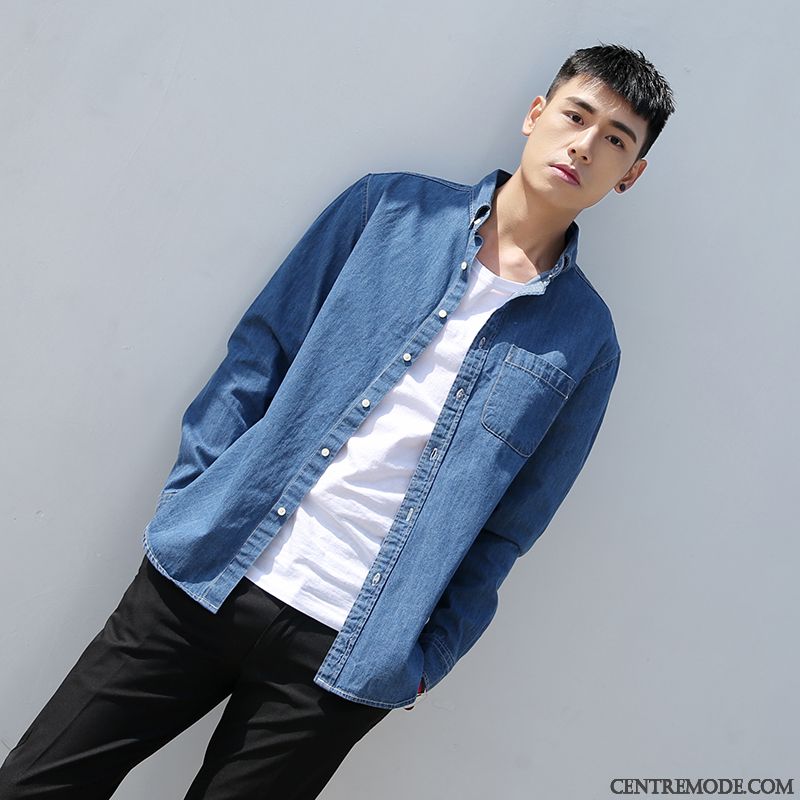 Soldes Chemises Marque Homme, Chemise Homme Slim Olive Verte Kaki