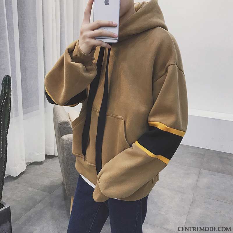 Sweat À Capuche Homme Tendance Étudiant Fantaisie Manteau Printemps L'automne