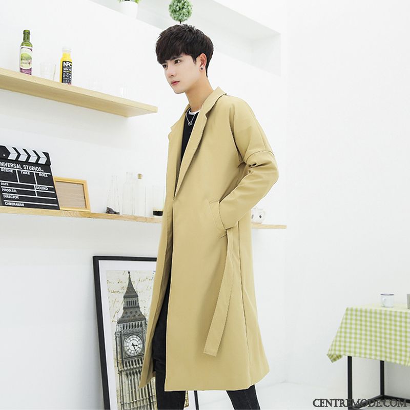 Trench Manteau Cuir Homme Violette Antique Vert D'eau, Manteau En Cuir A Capuche Homme Pas Cher