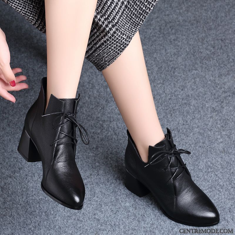 Vente En Ligne Bottes, Boots Noires Femme Cuir Jaune Vert Blanc D'huître